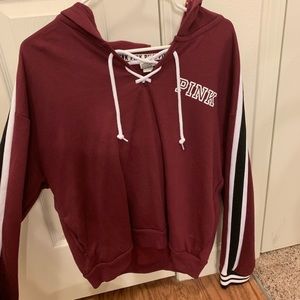 PINK hoodie.